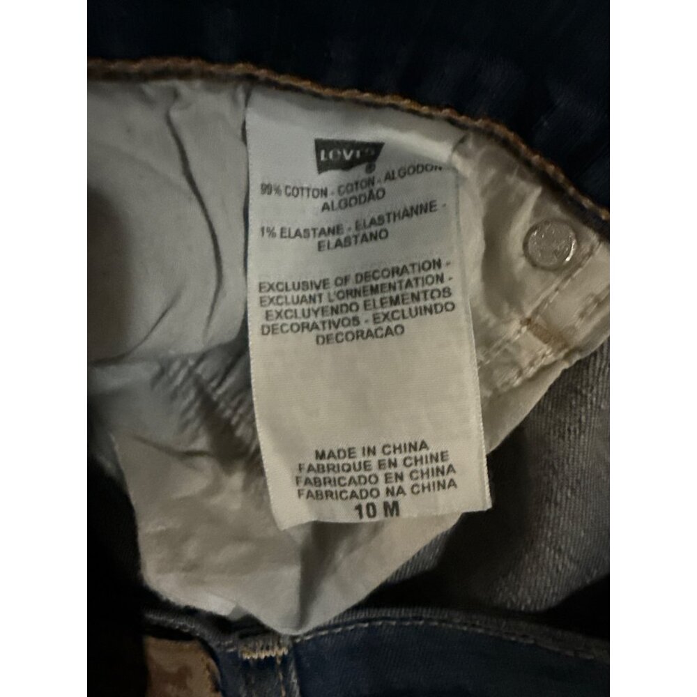 Levi's Women's 515 Classic Boot Cut Mid Rise Blue Jeans - Picture 10 of 10